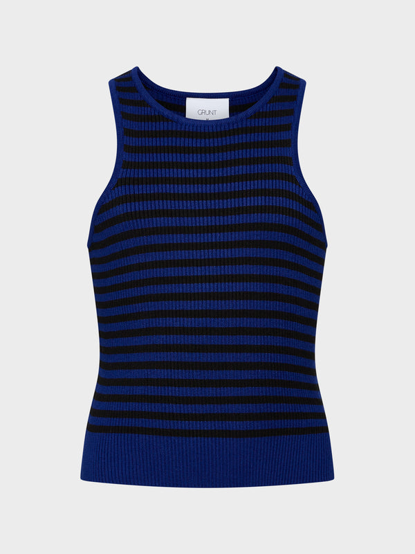 GRUNT Galway Knit Tops Blue