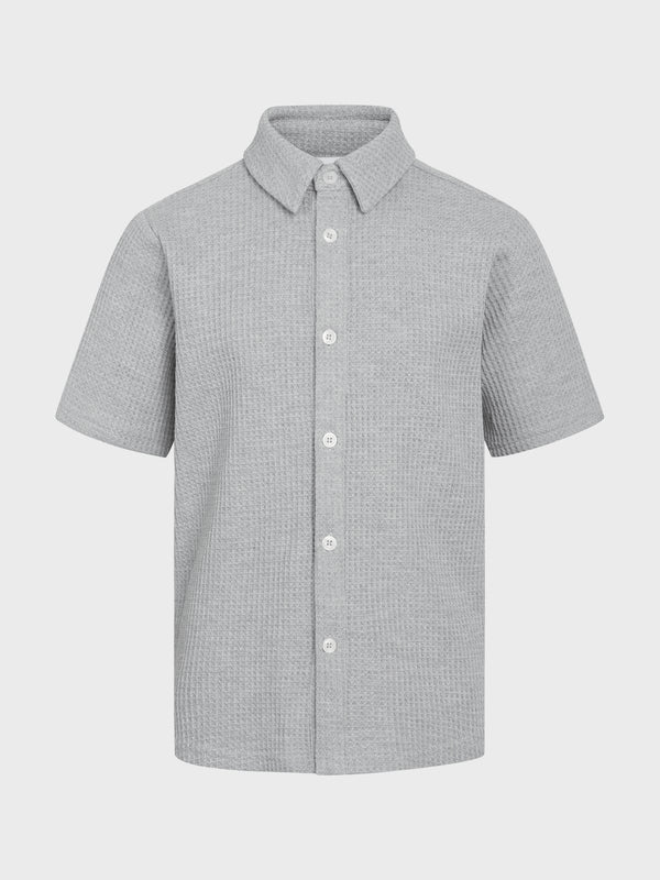GRUNT Alfred SS Shirt Shirts Grey