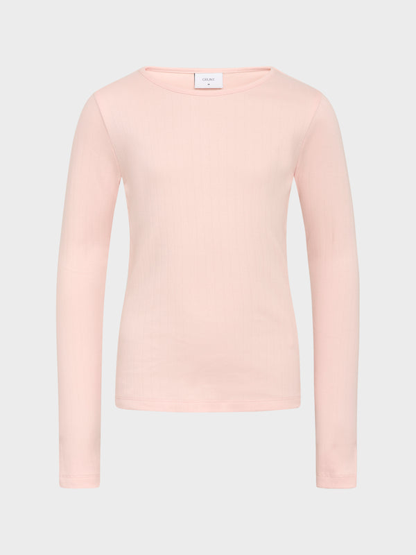 GRUNT Dopim Top LS T-Shirts Pearl Pink