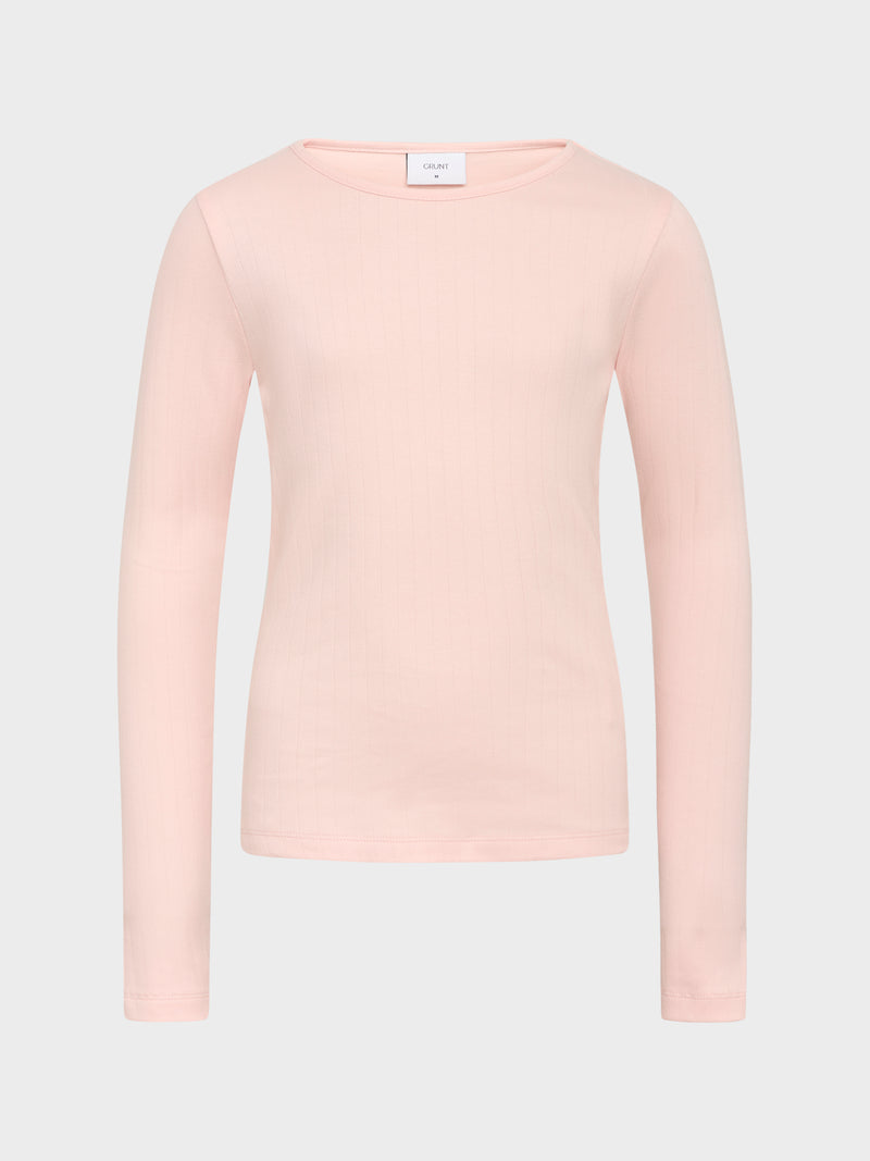 GRUNT Dopim Top LS T-Shirts Pearl Pink
