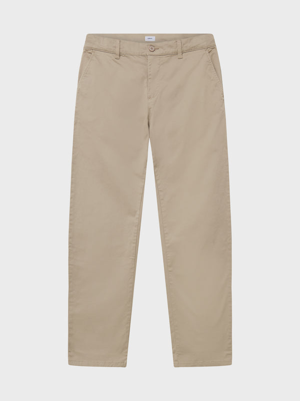 GRUNT GRAdib Street Loose Chino Pants Dark Oatmeal