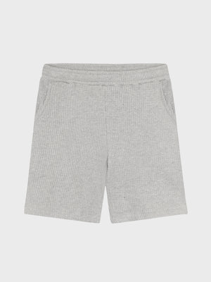 GRUNT GRAli Waffle Shorts Shorts Light Grey Melange