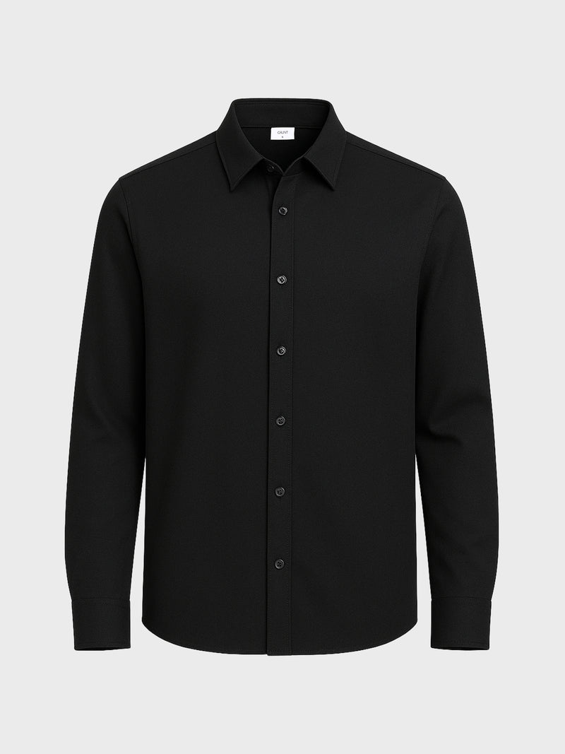 GRUNT GRArne LS Shirt Jacket Shirts Black