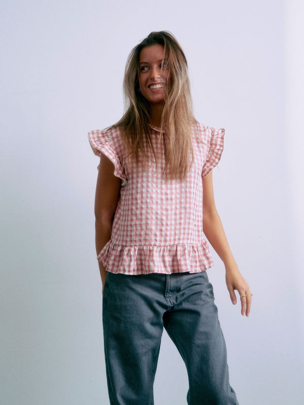 GRUNT GRArte Tern Top Tops Rose-Mix
