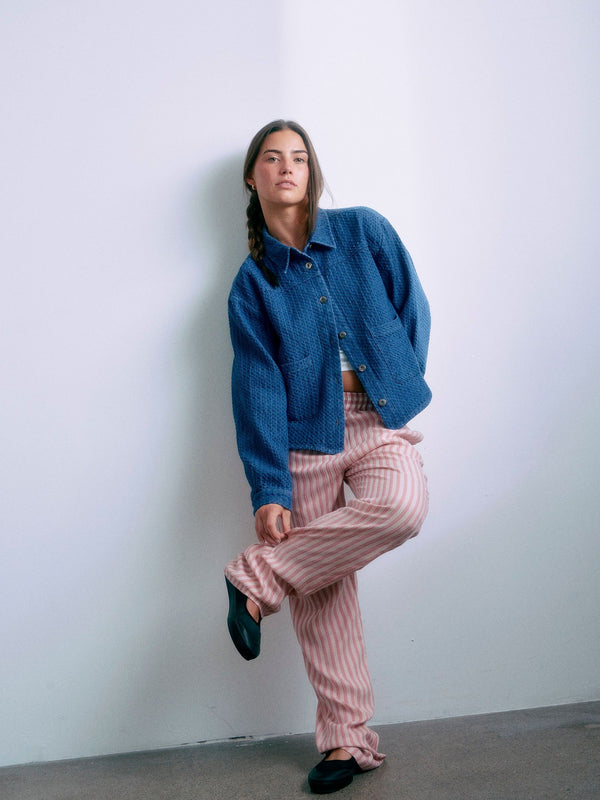 GRUNT GRBalmes Tern Pants Pants Rose-Mix