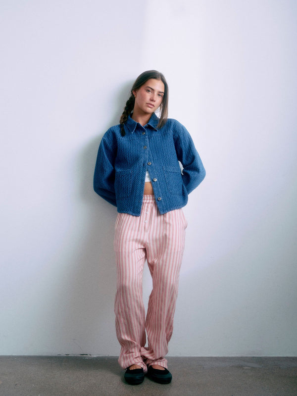 GRUNT GRBalmes Tern Pants Pants Rose-Mix