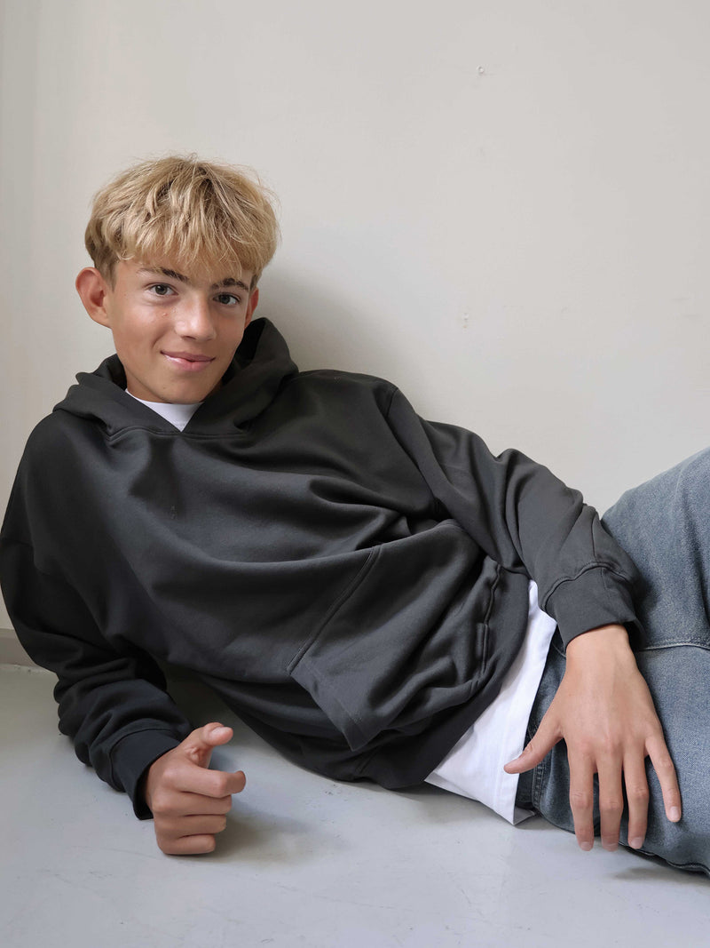 GRUNT GRBama Hood Sweat Sweats Dark Grey