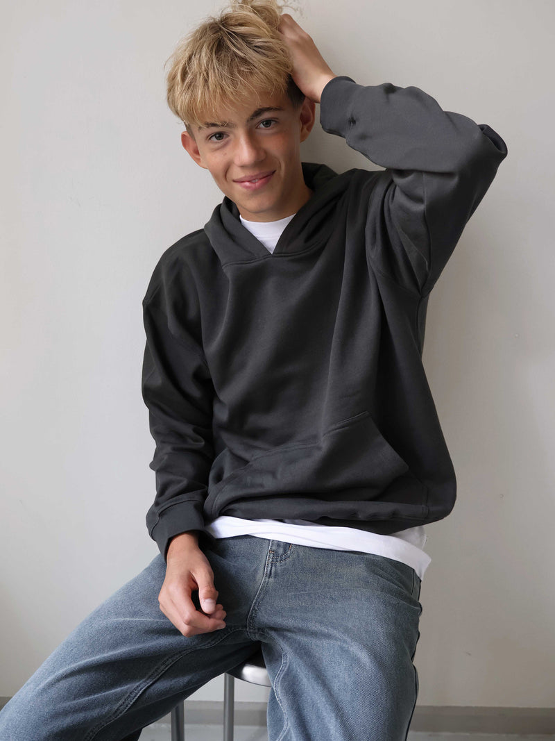 GRUNT GRBama Hood Sweat Sweats Dark Grey