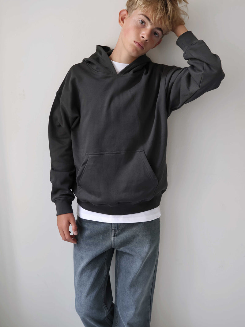 GRUNT GRBama Hood Sweat Sweats Dark Grey