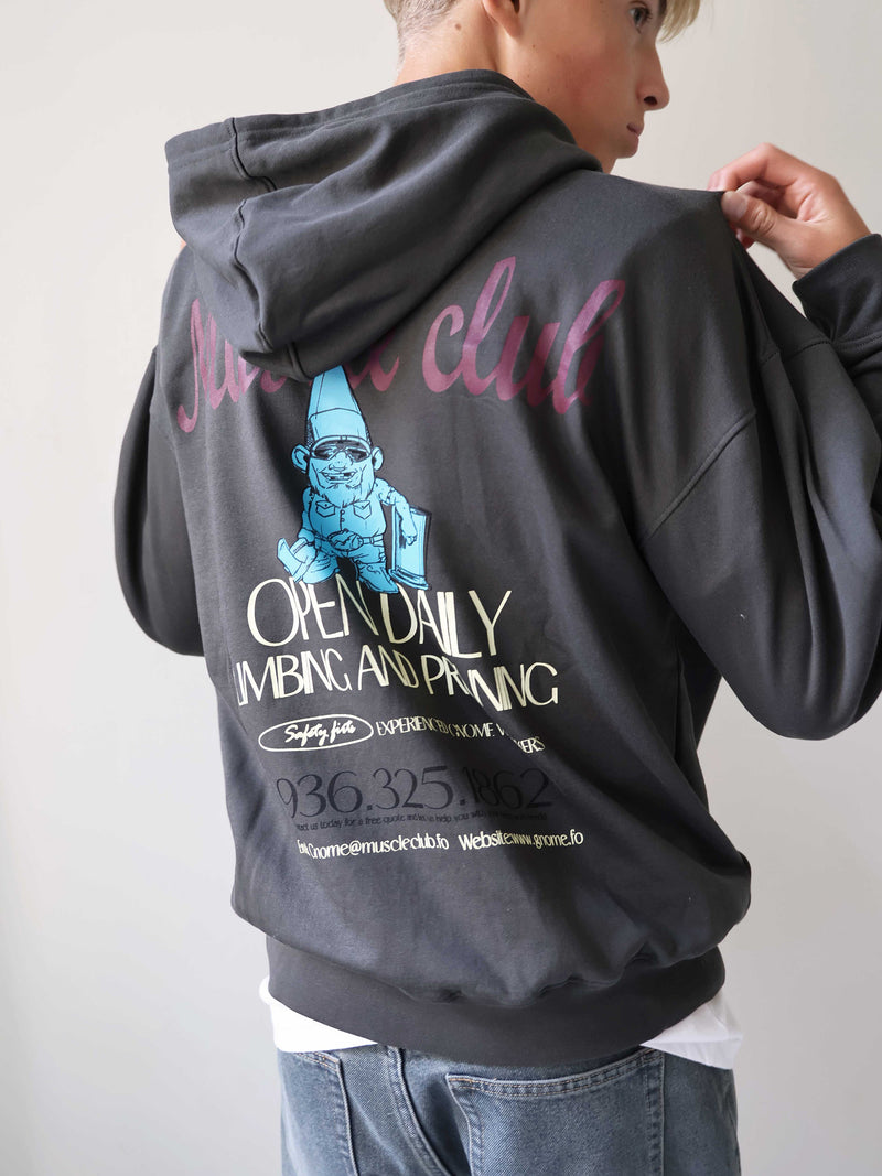 GRUNT GRBama Hood Sweat Sweats Dark Grey