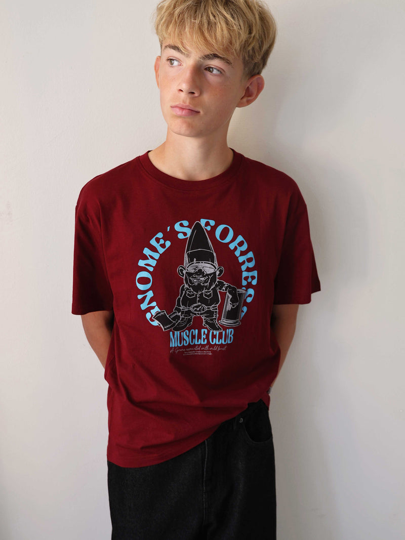 GRUNT GRBaxter SS Tee T-Shirts Mørk rød