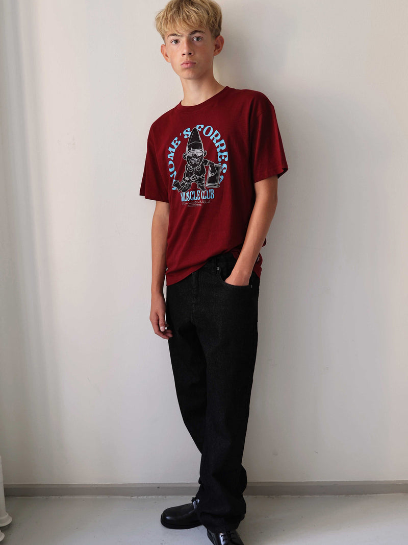 GRUNT GRBaxter SS Tee T-Shirts Mørk rød