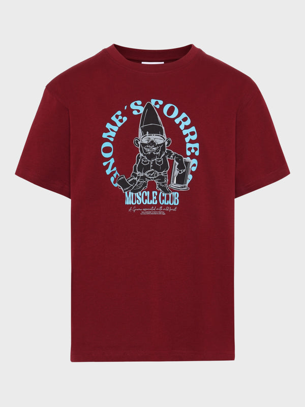 GRUNT GRBaxter SS Tee T-Shirts Mørk rød