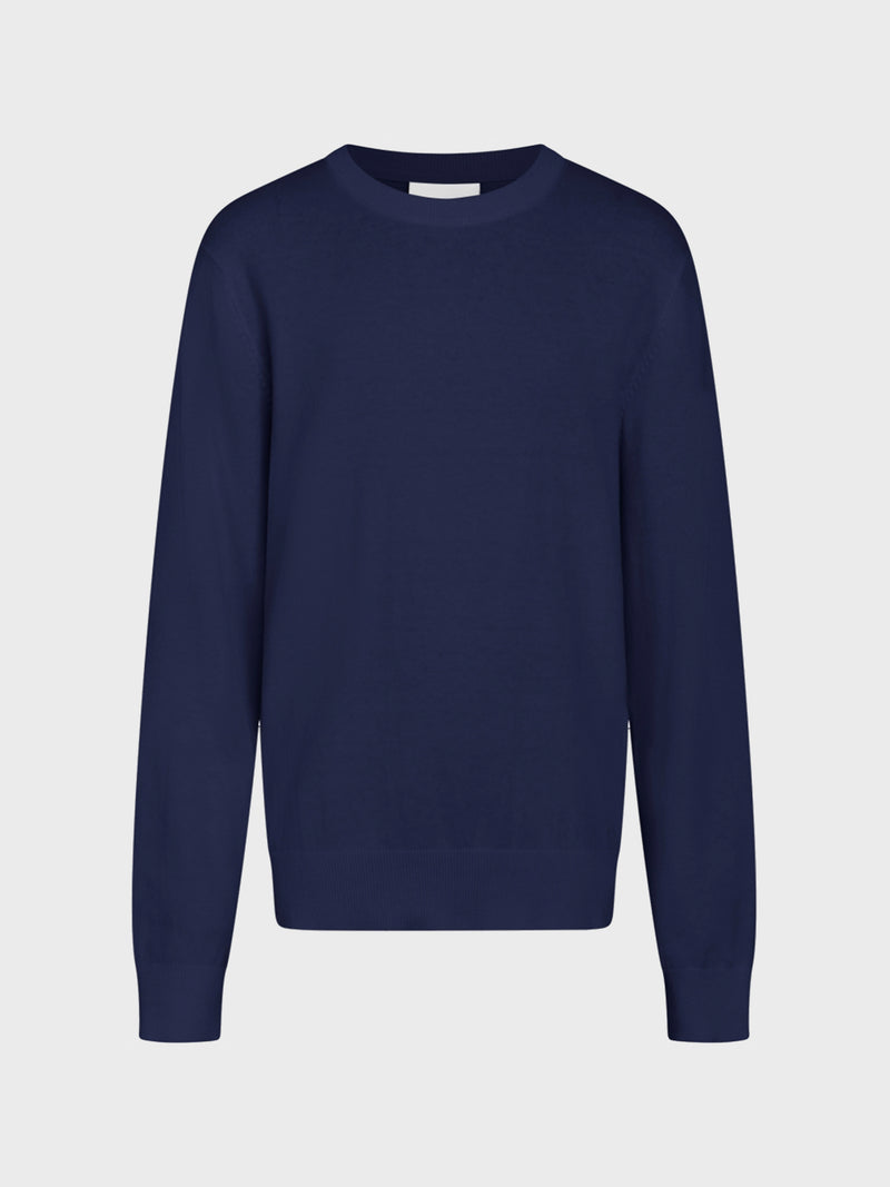 GRCarl Crew Knit - Navy – GRUNT
