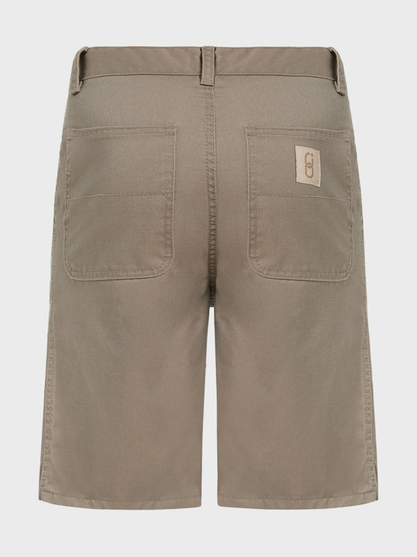 GRUNT GRCobblestone Shorts Shorts Grey-Brown