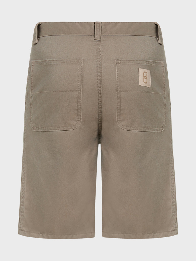 GRUNT GRCobblestone Shorts Shorts Grey-Brown