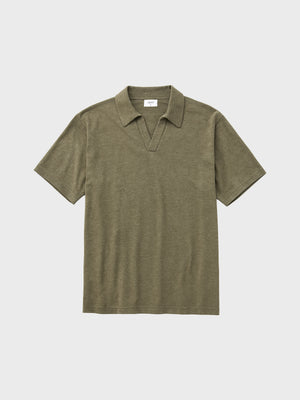 GRUNT GREddie SS Knit Knits Nature Melange