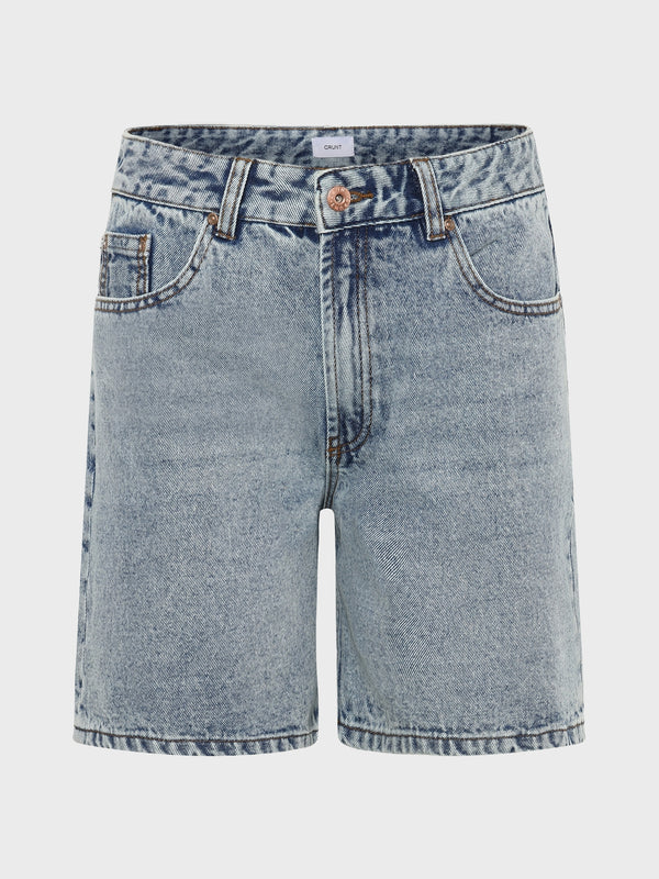 GRUNT GRGlori Mid-Rise Blue vintage Shorts Shorts Blue Vintage