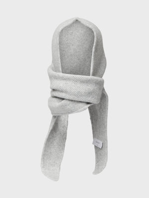 GRUNT GRGrit Knit Scoodie Knits Grey Melange