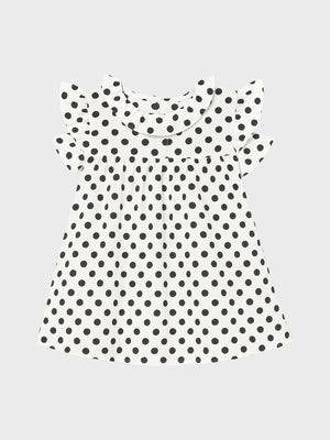 GRUNT GRGritt Dots Top Tops Off White
