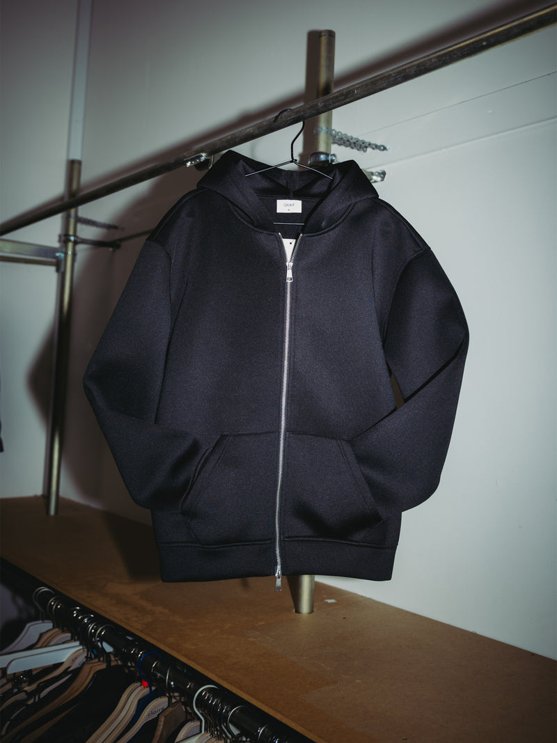 GRUNT GRHohen Scuba Zip Hood Jackets Black