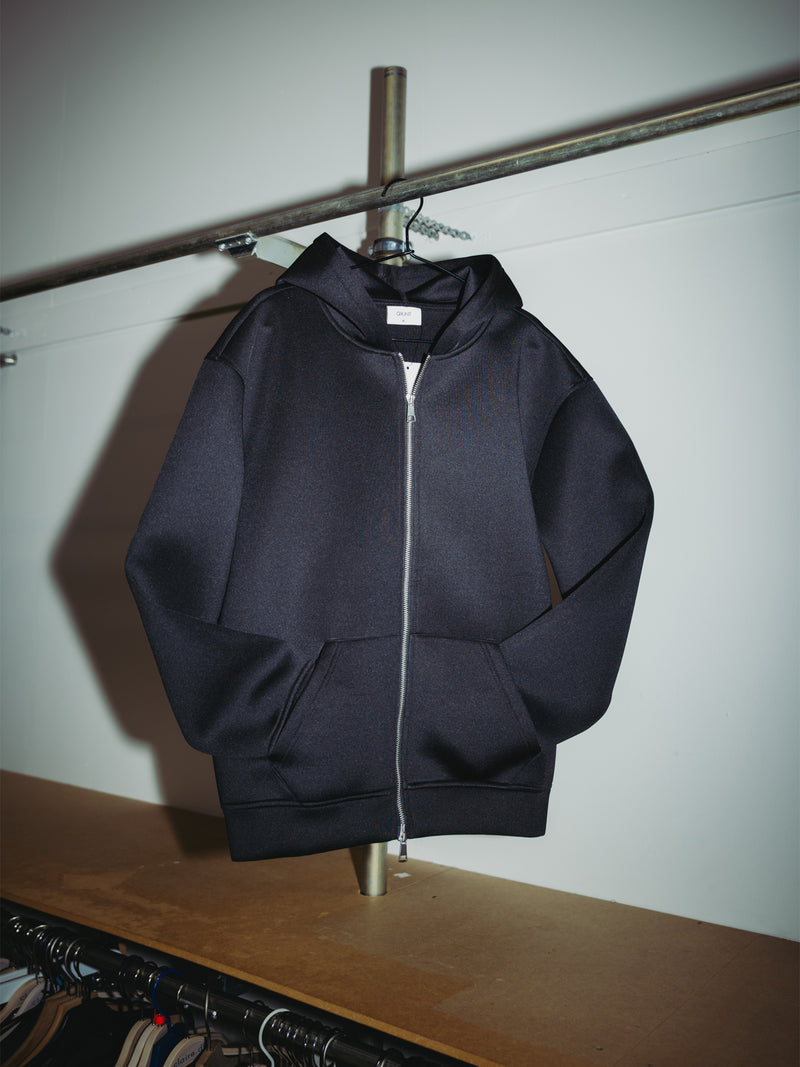 GRUNT GRHohen Scuba Zip Hood Jackets Black