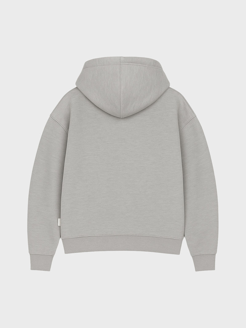 GRUNT GRHohen Scuba Zip Hood Jackets Grey Melange