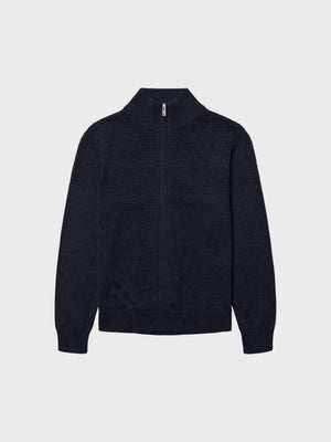 GRUNT GRLoke Zip Knit Knits Navy