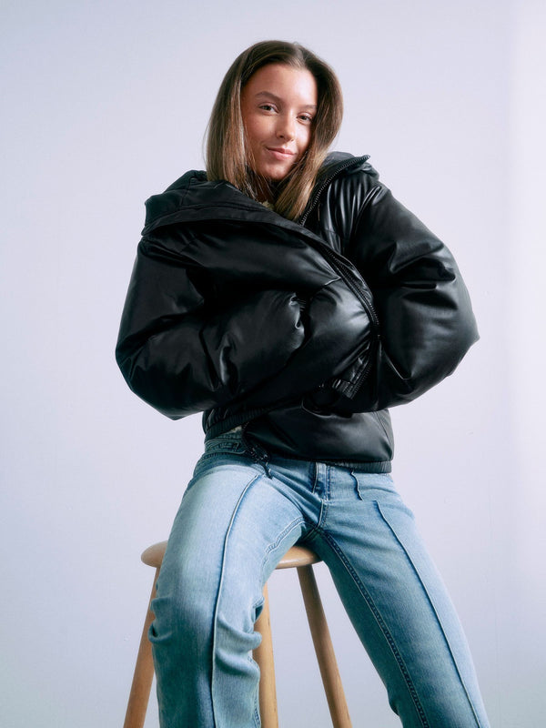 GRUNT GRMai PU Jacket Outerwear Black