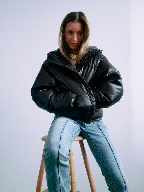 GRUNT GRMai PU Jacket Outerwear Black