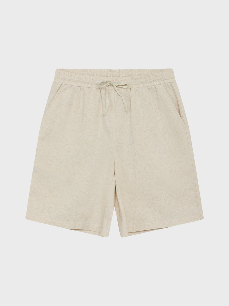 GRUNT GROle Linen shorts Shorts Sand