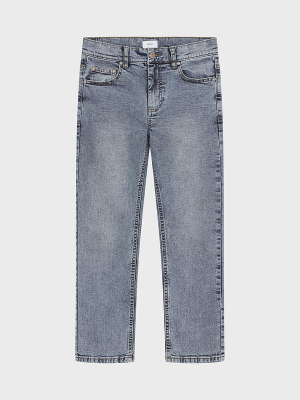 GRUNT GRPorto Mid Blue Jeans Mid Blue