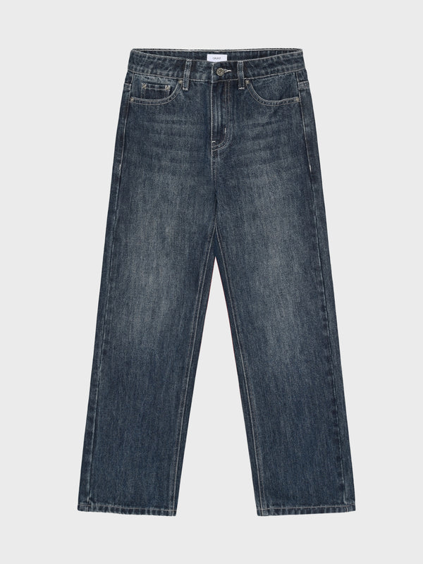 GRUNT GRStreet Loose Straight Dirty W Jeans Blue