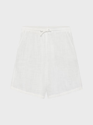 GRUNT GRTanja Linen Shorts Shorts White