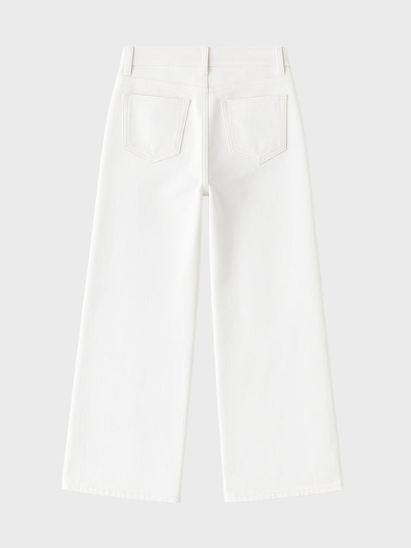 GRUNT GRTenerife Low-rise White Jeans White