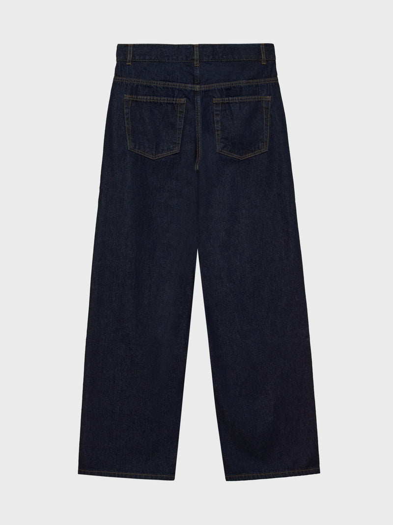 GRUNT GRTenerife Low Waist Raw Blue Jeans Raw Blue