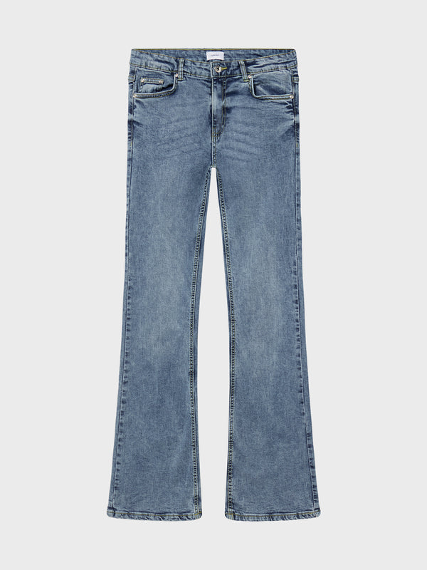 GRUNT GRTexas Low Flare Vintage Blue Jeans Vintage Blue