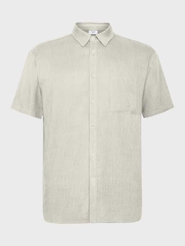 GRUNT GRVap Linen Shirt Shirts Sand