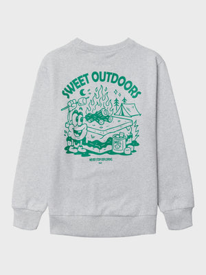 GRUNT GRWent Crew SWEAT Sweats Grey Melange