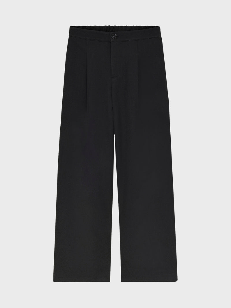 GRUNT GRZinia Plain Pants Pants Black