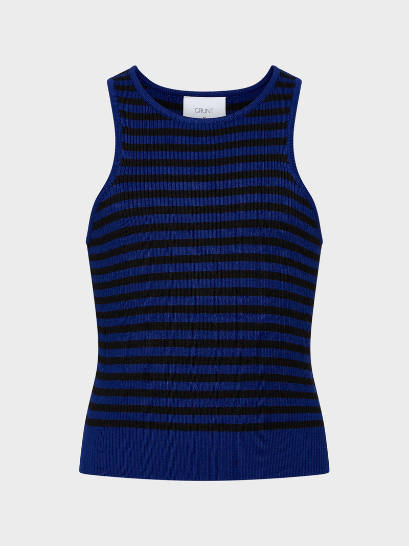GRUNT Galway Knit Tops Blue