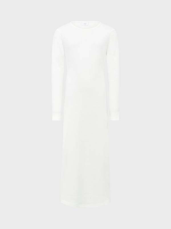 GRUNT Malis Rib Dress Dresses White