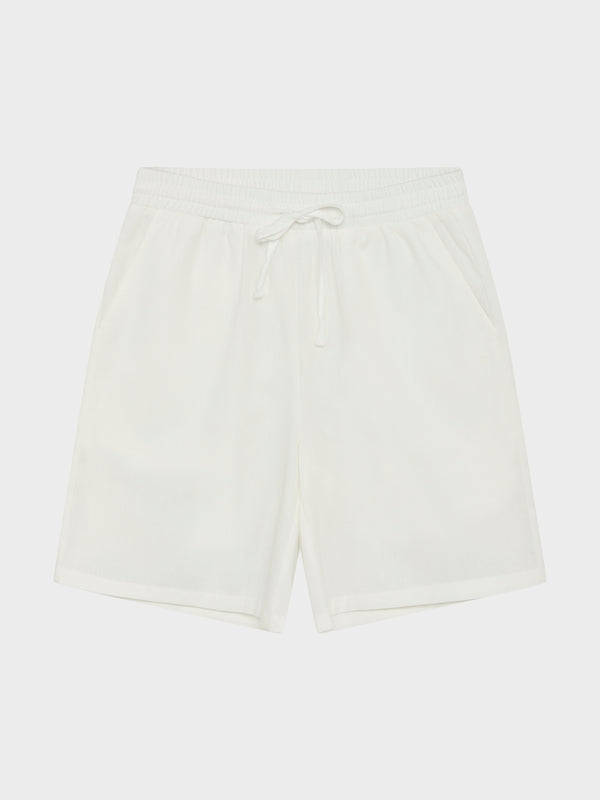 GRUNT Ole Linen shorts Shorts White