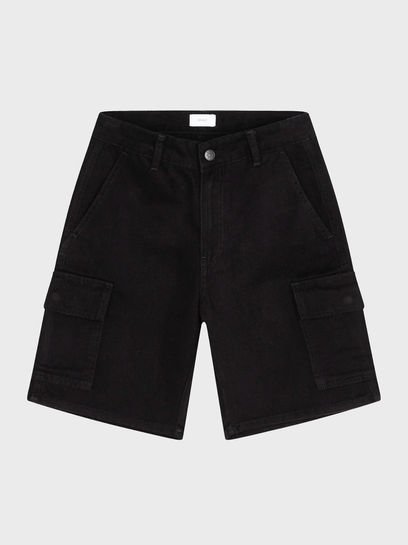 GRUNT Rees Cargo Shorts Shorts Black