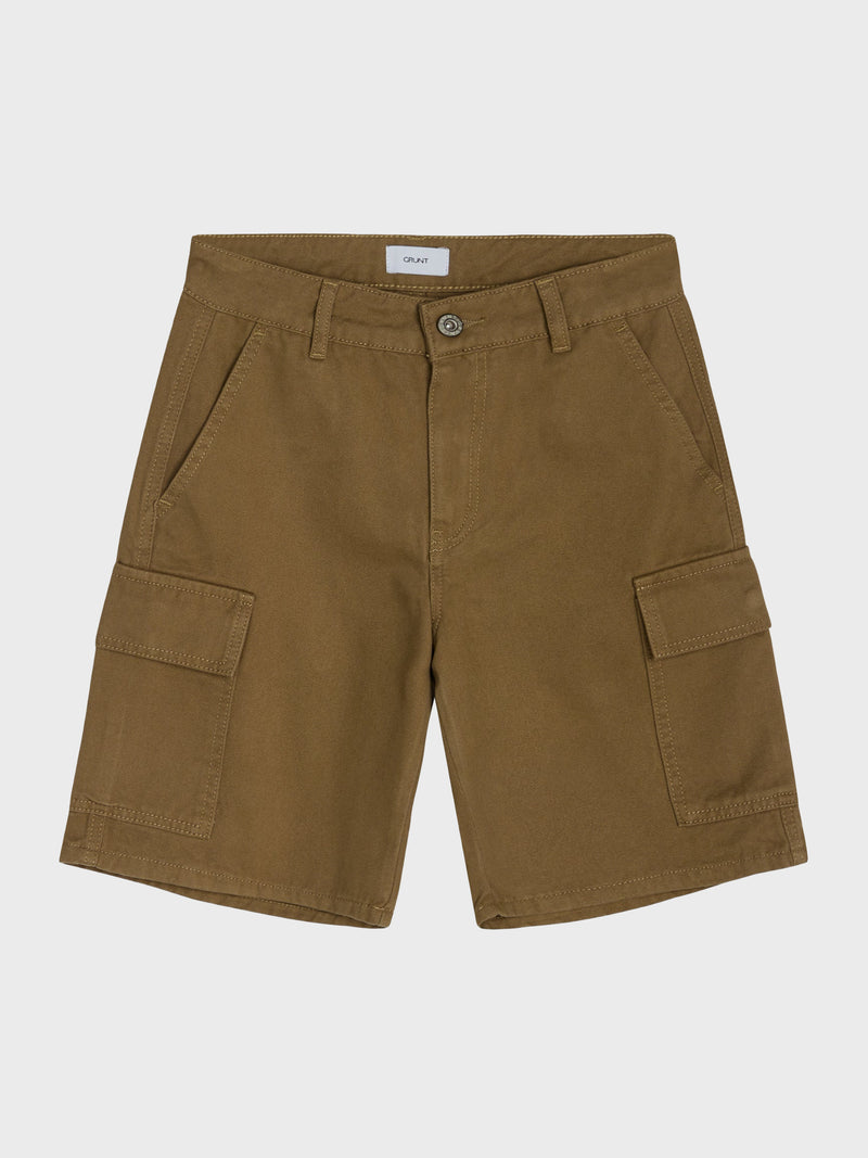 GRUNT Rees Cargo Shorts Shorts Khaki