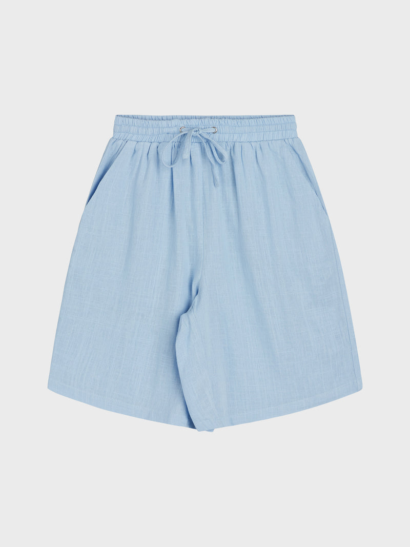 GRUNT Tanja Linen Shorts Shorts Blue