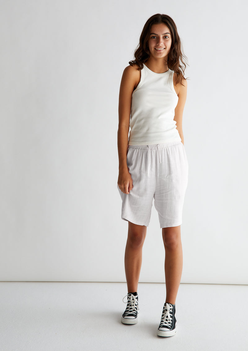 GRUNT Tanja Linen Shorts Shorts White