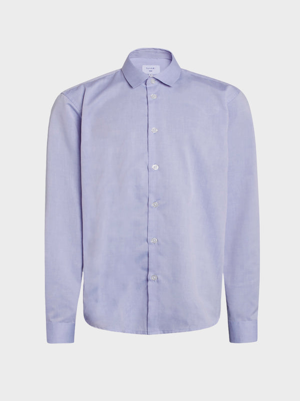 Formél Tex Twill Shirt Shirts Light Blue